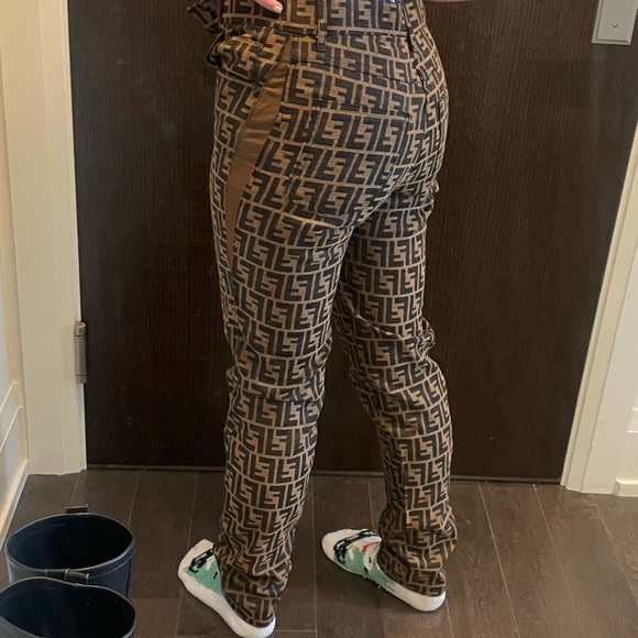 Vintage Fendi Jeans FF Zucca Monogram Pants - Picture 6 of 7